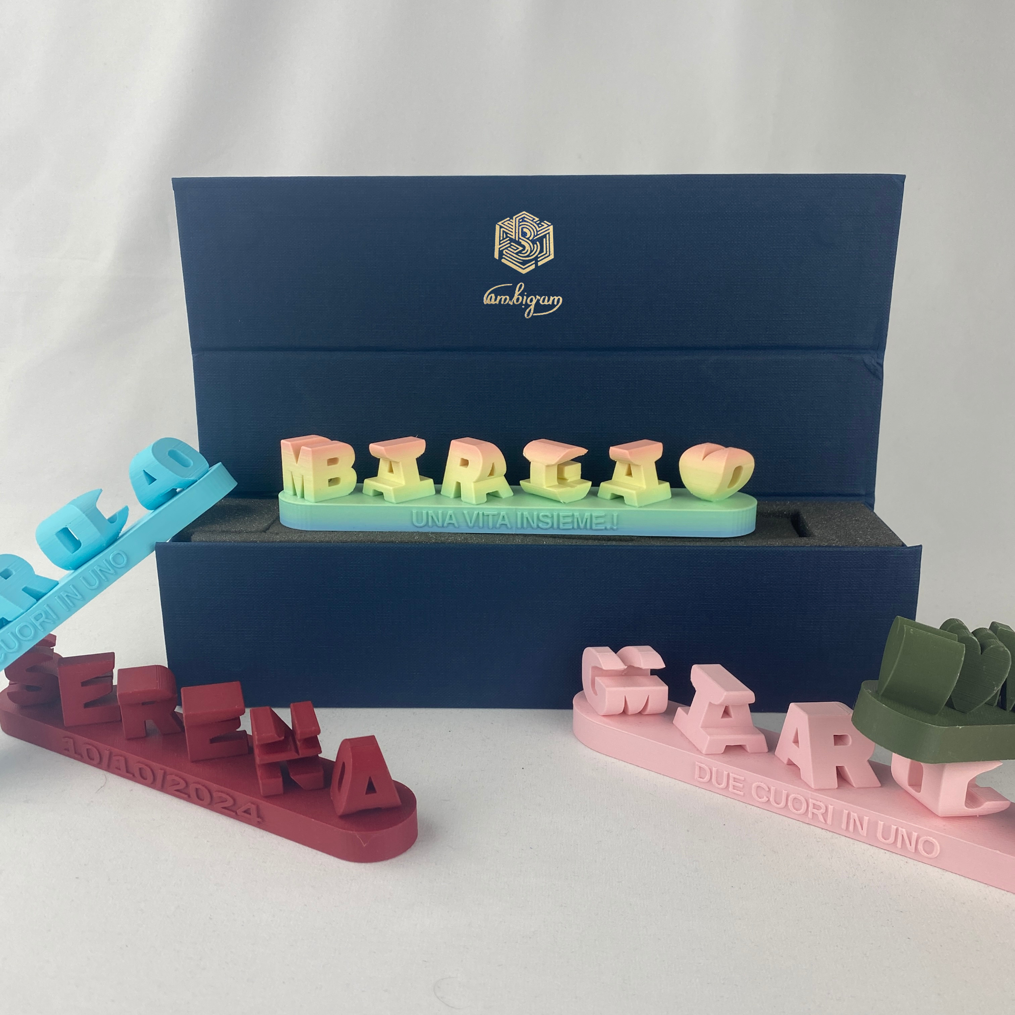 Ambigram | ECO | Scritta 3D Personalizzata
